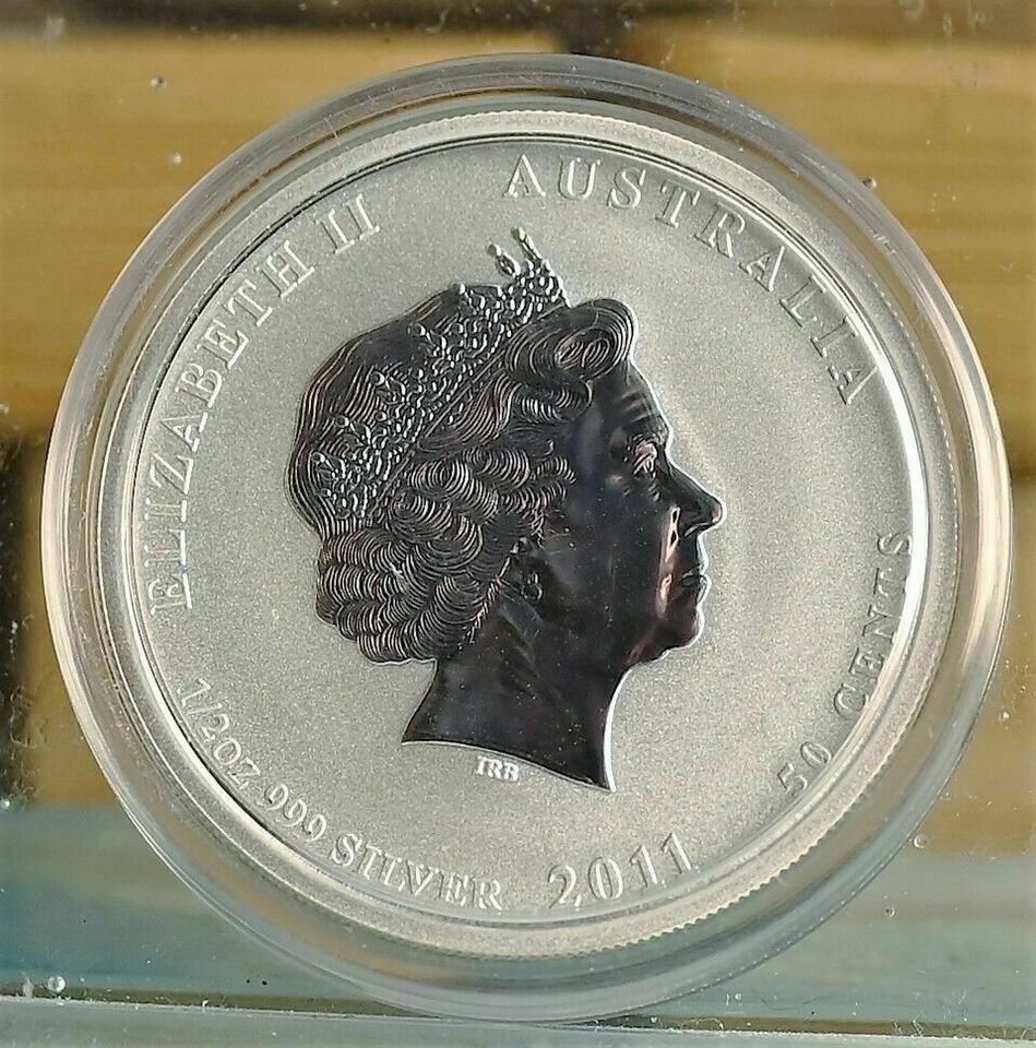 Australien Lunar II - 2011 Jahr des Hasen - 1/2 oz Silber ST/BU in Olsberg