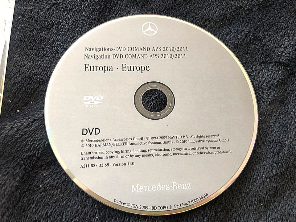 Navi DVD COMAND APS 2010/2011 A2118273365 V.11 E CL CLS S SL SLK in Dresden