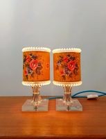 Nachttischlampe Set Vintage Retro Blumen Acryl Tischlampe space Mitte - Wedding Vorschau