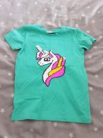 Süßes T-shirt gr 122 von happy kids einhorn Pailletten Bayern - Ingolstadt Vorschau