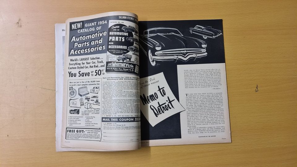 Motor Trend Magazin März 1954 / Studebaker, Hudson, Chrysler in Besigheim