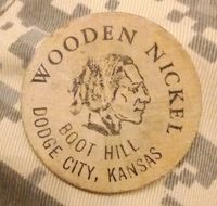 USA WOODEN NICKEL Boot Hill Dodge City, Kansas Bayern - Bamberg Vorschau