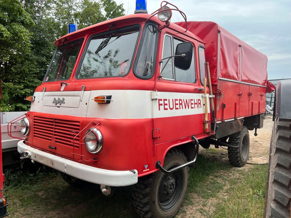 Robur LO Feuerwehr ELLO LF8/TS8 IFA ALLRAD DDR W50 TÜV 2024 in Osterweddingen