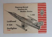 Faller Flugzeuge 1:100 Bauanleitung des F-104 Starfighter (1104)  Nordfriesland - Niebüll Vorschau