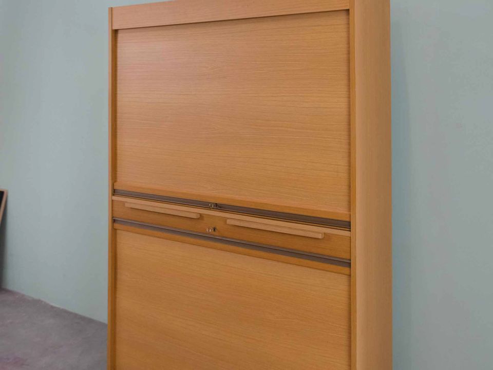 Vintage Rollschrank Aktenschrank Kommode Highboard 50er 60er in Gießen