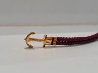 Paul Hewitt Armband Leder Anker Gold Bordeaux Dortmund - Innenstadt-West Vorschau