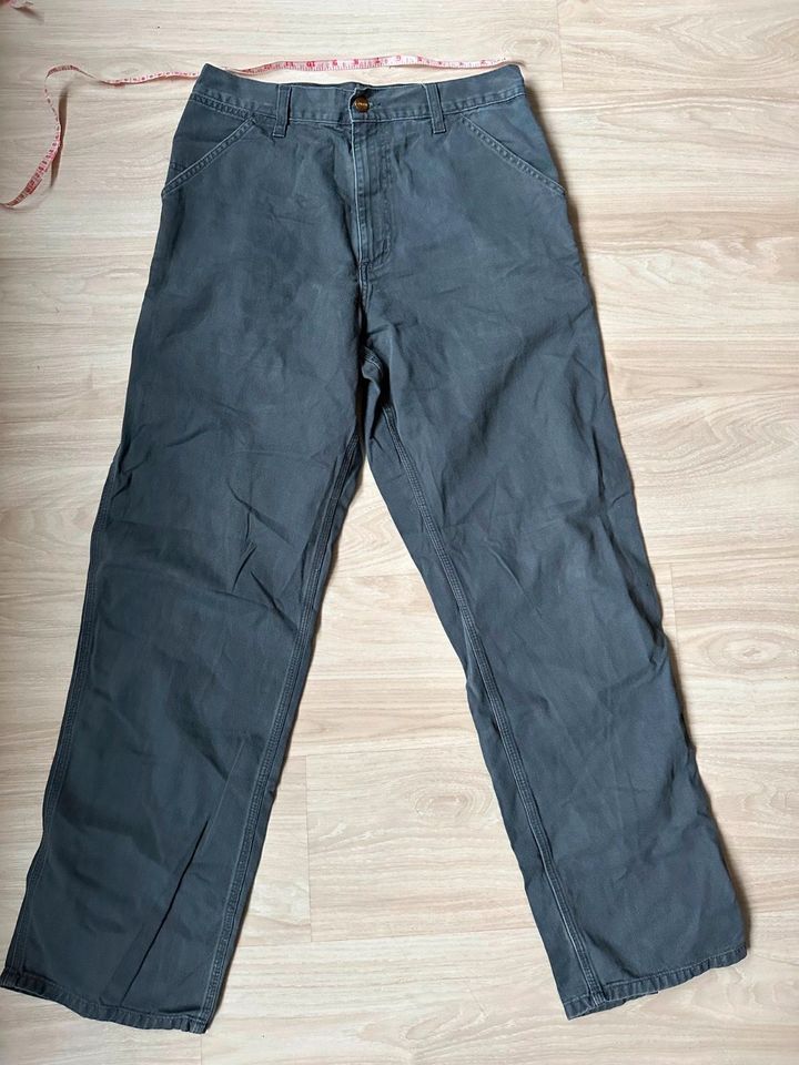 Carhartt Single Knee Pant Jeans Hose 32 32 grau in Köln