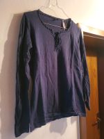 Dubkelblaues Langarm Shirt (100% Baumwolle) Baden-Württemberg - Oppenweiler Vorschau