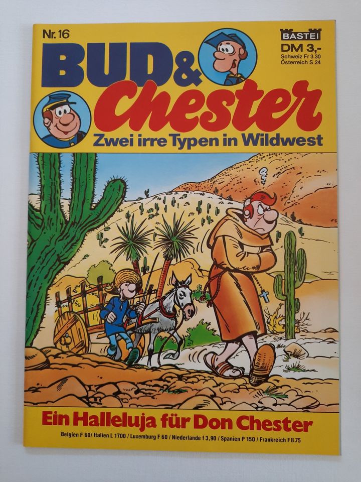 Bud und Chester (Bastei 1981-1982) Band 1 – 17 komplett in Dorsten