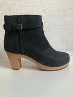 Toffel Stiefelette mit Holzabsatz Leder 37 Saarland - Heusweiler Vorschau