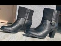 Schöne schwarze Stiefeletten in Größe 38 Bayern - Wolfsegg Vorschau