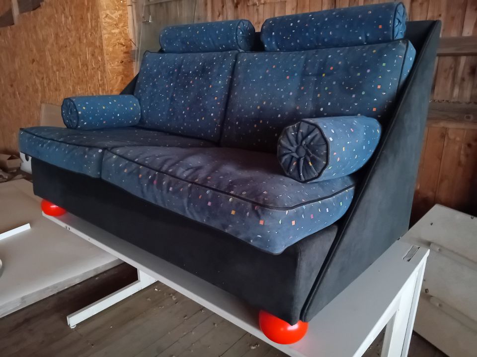Design Sofa 2-Sitzer, Alcantara Leder in Drachselsried