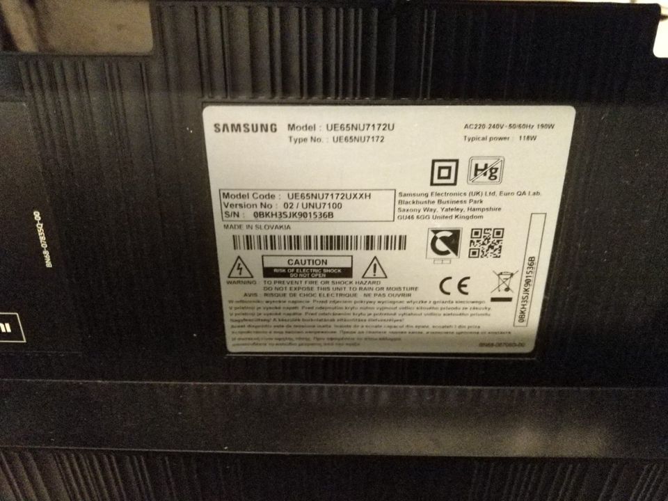 Mainboard Netzteil Samsung Smart TV UE65  BN-41 BN-44 in Bergkamen