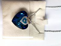 Kette mit Anhänger Eule mit Herz, blau, Modeschmuck Köln - Porz Vorschau