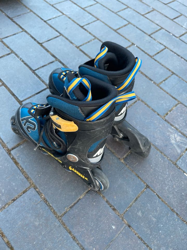 K2 Cadence jr. Boy blau gelb Inlineskates in Köln Vogelsang