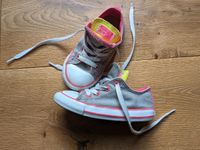 Chucks Converse 24 (wie 25) grau pink gelb mit doppelter Zunge Bayern - Aichach Vorschau