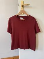 Schlichtes T-Shirt normale Passform von Cos M weinrot Friedrichshain-Kreuzberg - Kreuzberg Vorschau