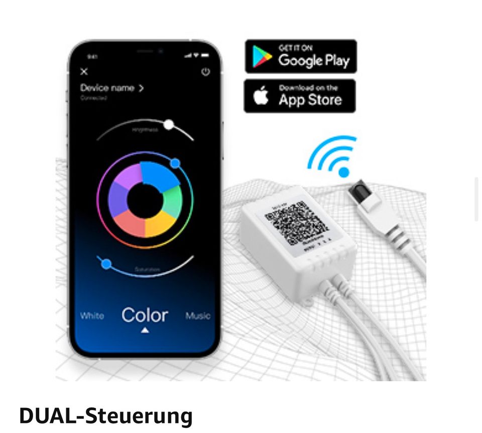 LED Strip 30m,Bluetooth LED Streifen,RGB Farbwechsel App NEU OVP in Paderborn