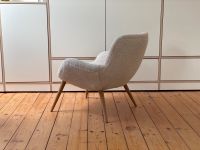 60er Bouclé Cocktailsessel Clubsessel Danish Design Teak boho Östliche Vorstadt - Peterswerder Vorschau