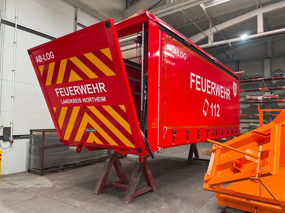 Abrollcontainer für Feuerwehr AB Logistik in Halberstadt