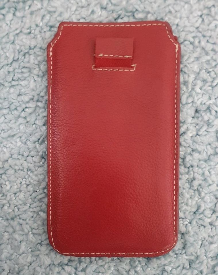 Samsung IPhone Hülle Cover Case Echte Leder in Mayen