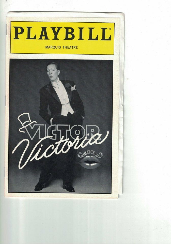 Playbill, Victor/Victoria, New York, Januar 1997, Julie Andrews in Hamburg