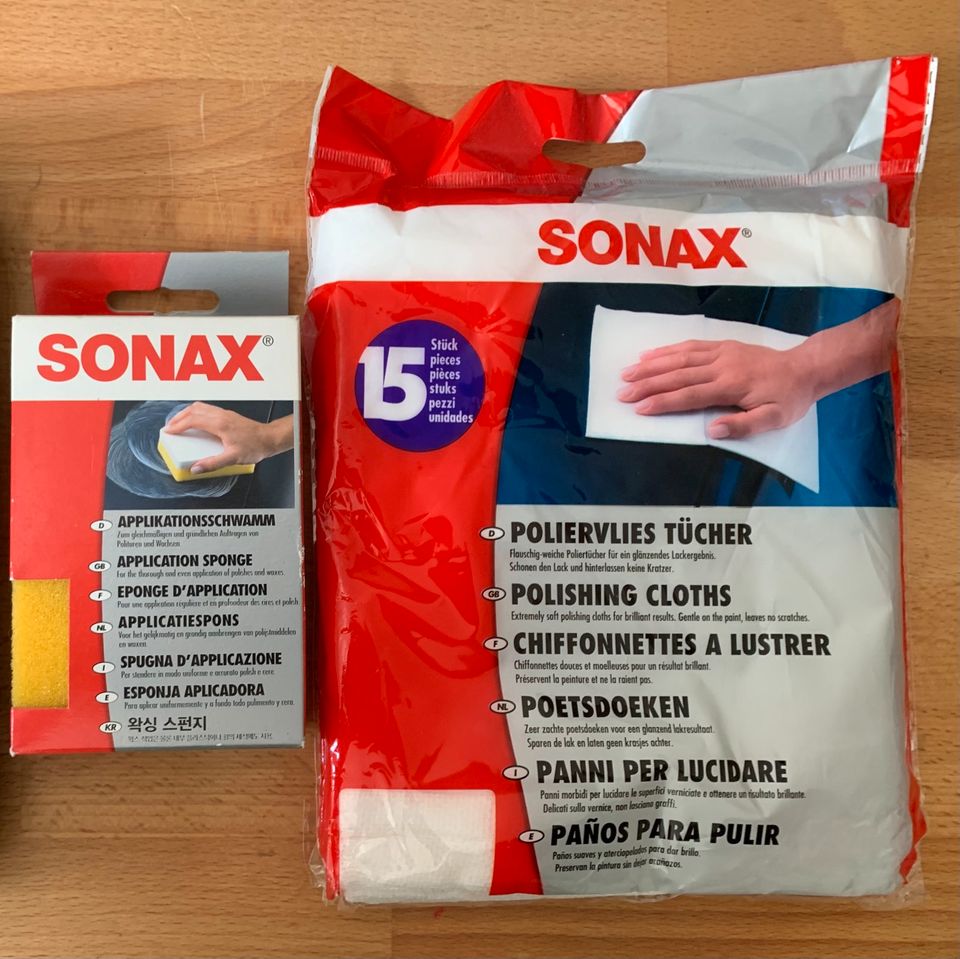 Sonax Poliervlies & Apllokationsschwamm NEU in Centrum