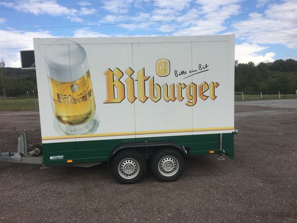 Verkaufswagen Bierwagen Kühlwagen Kühlanhänger Zapfanlage Mieten… in Wadgassen