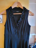 Esprit Kleid Cocktailkleid schwarz Gr. S Stretch Rüschen München - Schwabing-Freimann Vorschau