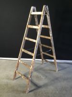 Holzleiter Vintage Leiter 6 Stufen Nordrhein-Westfalen - Ahaus Vorschau