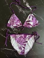 Lascana Triangel Bikini mit Blumenprint lila weiß Gr. 34 Cup A/B Bayern - Windberg Vorschau