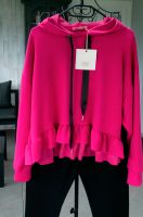 Edler Hoodie *Azara* Pink hochwertig mit Volantsaum Gr. M Bayern - Reit im Winkl Vorschau