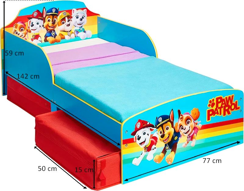 Paw Patrol - Kinderbett mit 2 Schubladen NEUWARE 70*140 cm in Hamm