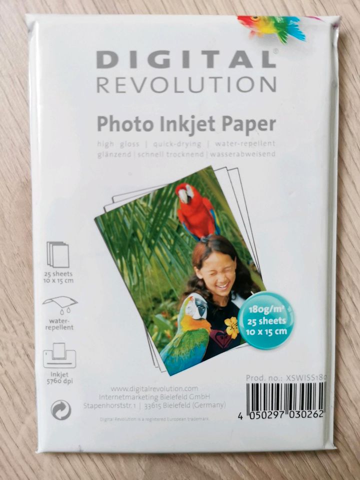 Photo Injekt Papier, Foto Druckpapier 10 x 15 cm, 150 Stück in Lingenfeld