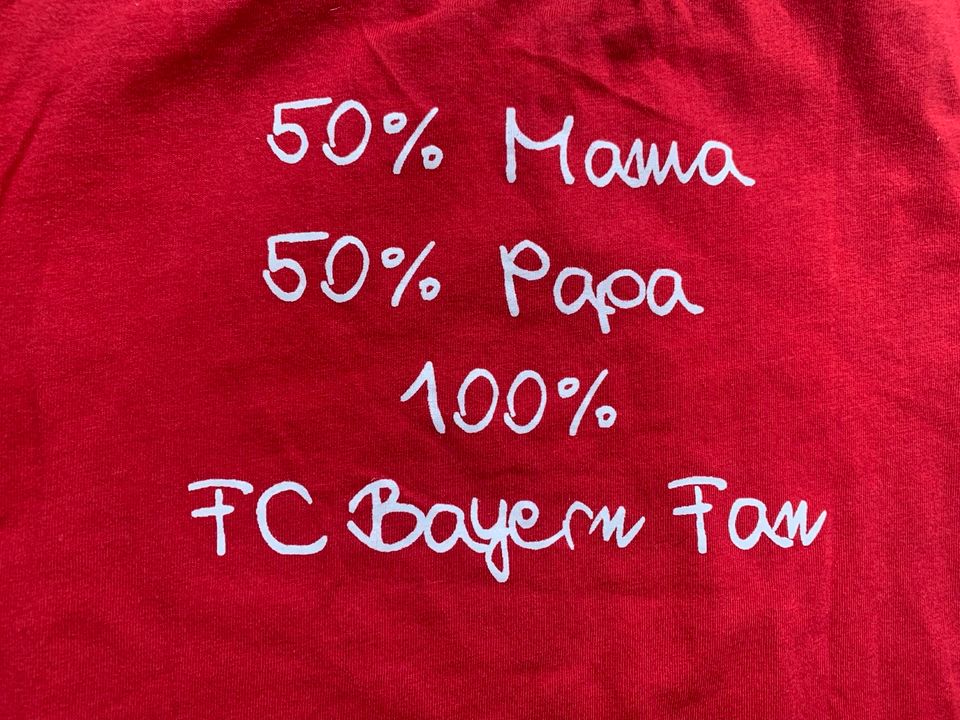 T-Shirt FC Bayern München/ Fanshirt♥️Gr 110 in Großobringen