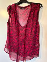 Bluse - pink/schwarz Hessen - Brechen Vorschau