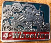 4 Wheeling Jeep Wrangler Gürtelschnalle USA Buckle Allrad 4x4 Bayern - Deiningen Vorschau