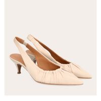 Leder billi bi copenhagen slingback pumps kitten heels beige 38 Kreis Pinneberg - Tornesch Vorschau