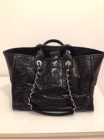 Chanel Deauville Tote bag black leather Shopper Tasche Top Nordrhein-Westfalen - Ratingen Vorschau