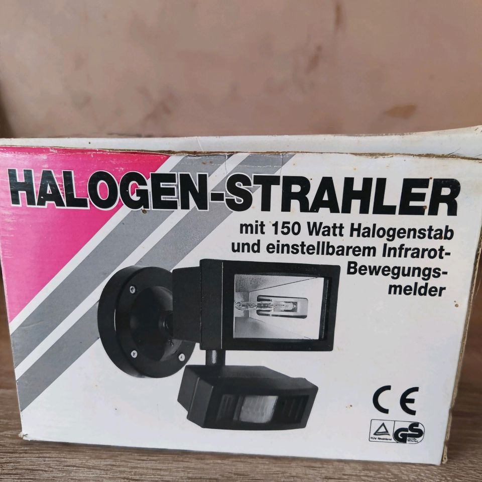 Halogenstrahler 150 W mit Bewegungsmelder in Limburg