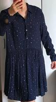 Tom Tailor Kleid mit Unterkleid Gr  L, Viscoze, dunkelblau Berlin - Neukölln Vorschau