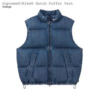 Supreme X Nike Denim Puffer Vest Blue L SS24 Köln - Bickendorf Vorschau