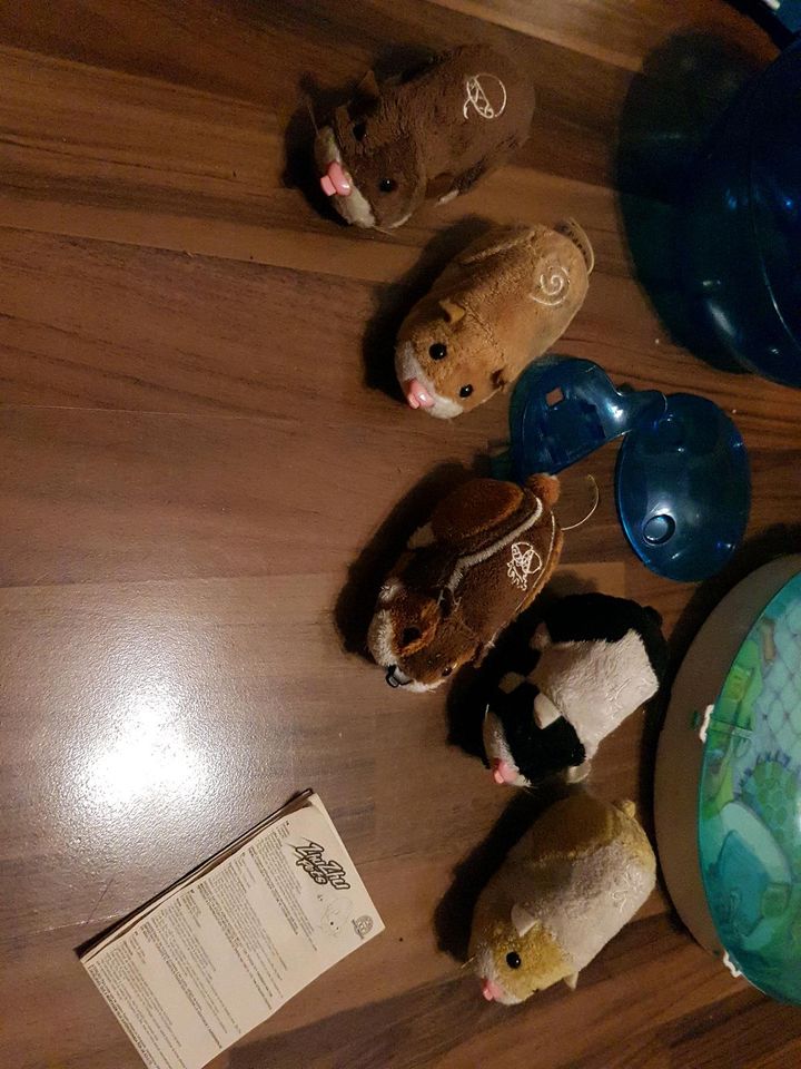 Hamsterwelt mit fünf Hamstern interaktiv zhu zhu pets in Berlin