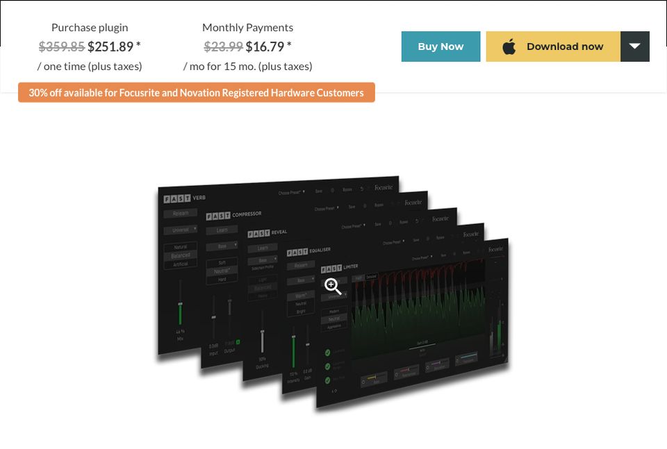 Focusrite FAST Bundle VST Plugin in Esslingen