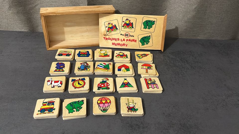 Holzspielzeug Domino & Memory in Rüdnitz