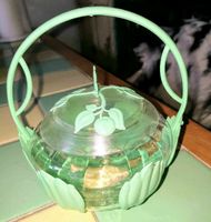 Marmeladenglas ❤ Konfitüre Glas Vintage Bakelit 50er Jahre grün Düsseldorf - Heerdt Vorschau