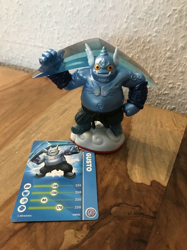 Skylanders Trap Team Gusto Figur mit Karte in Viersen