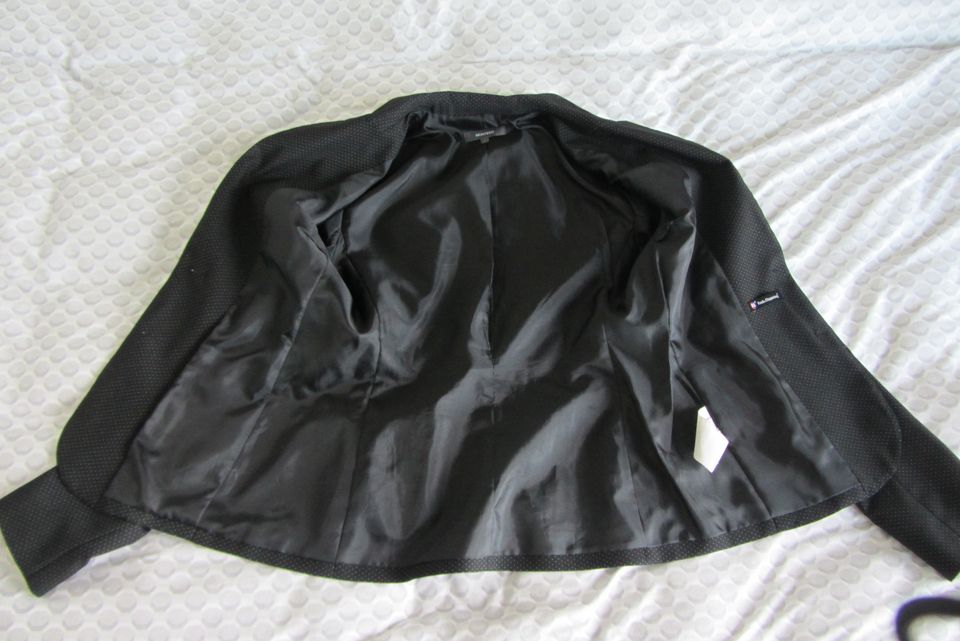 Anzug (Blazer & Hose) Montego P&C Gr. 34 schwarz & weiße Punkte in Großholbach
