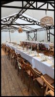 Klappstühle Holz Vintage Gartenhochzeit Gartenparty MIETE VERLEIH Nordrhein-Westfalen - Langenfeld Vorschau