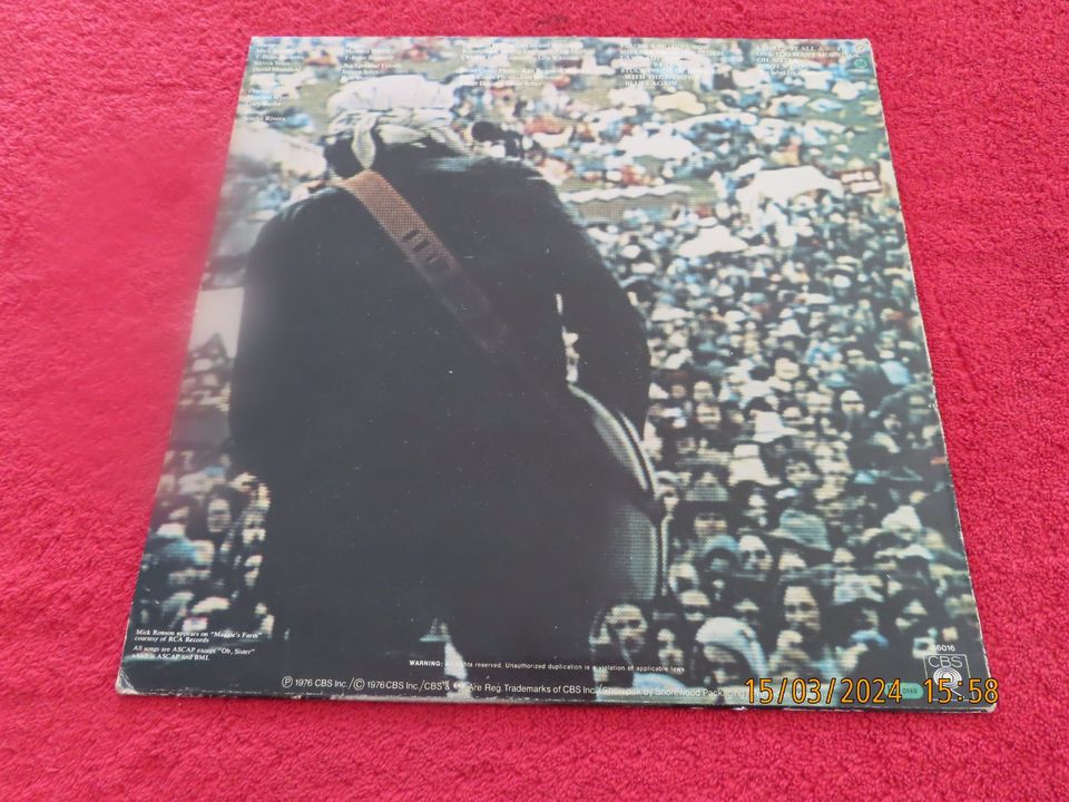 H192 - Bob Dylan ‎– Hard Rain - Folk Rock LP in Moorrege